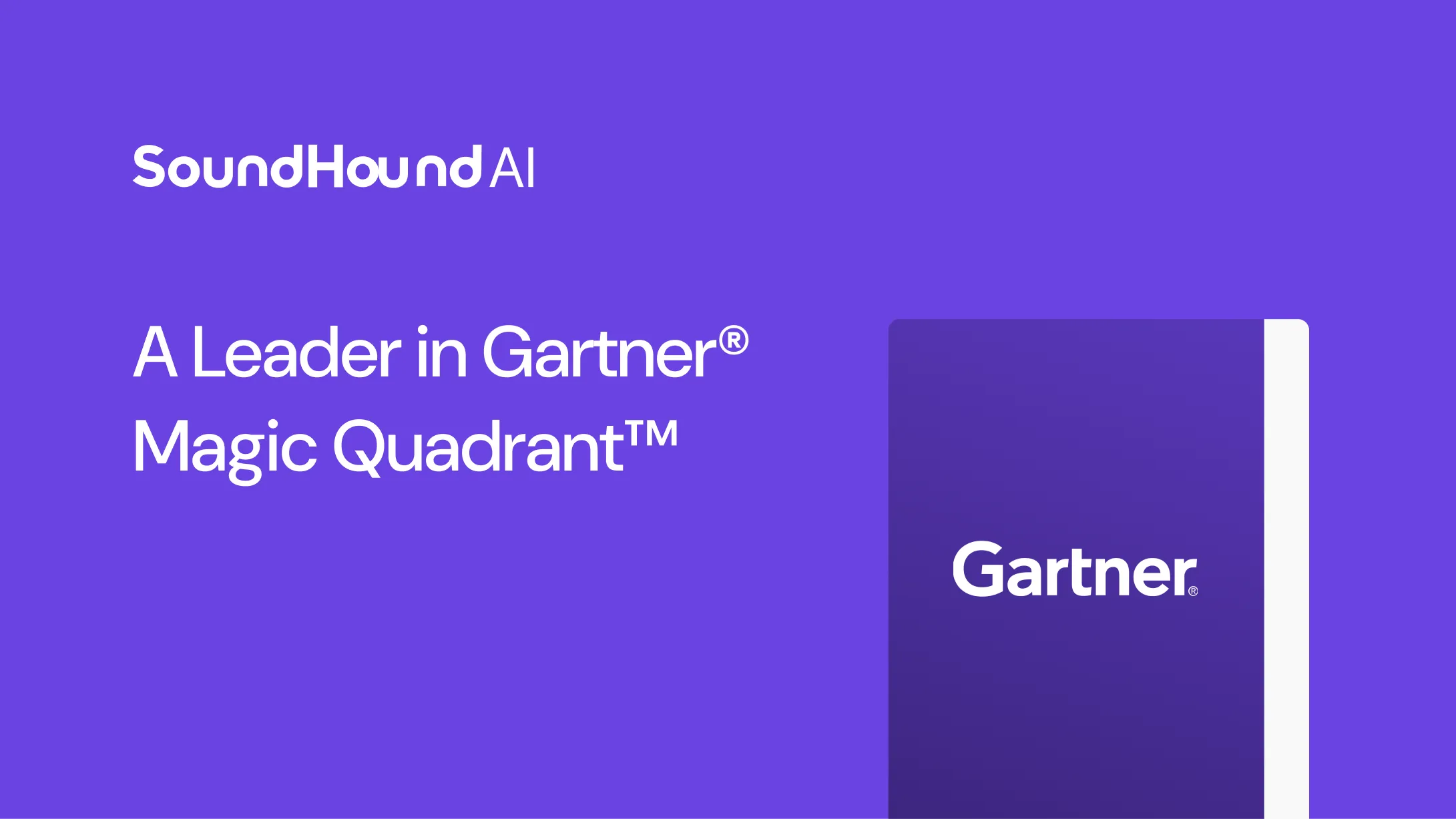 SoundHound AI Named A Leader in the 2026 Gartner® Magic Quadrant™ for Conversational AI Platforms