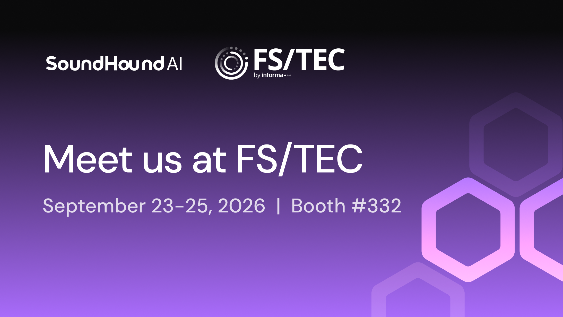 Meet us at FS/TEC