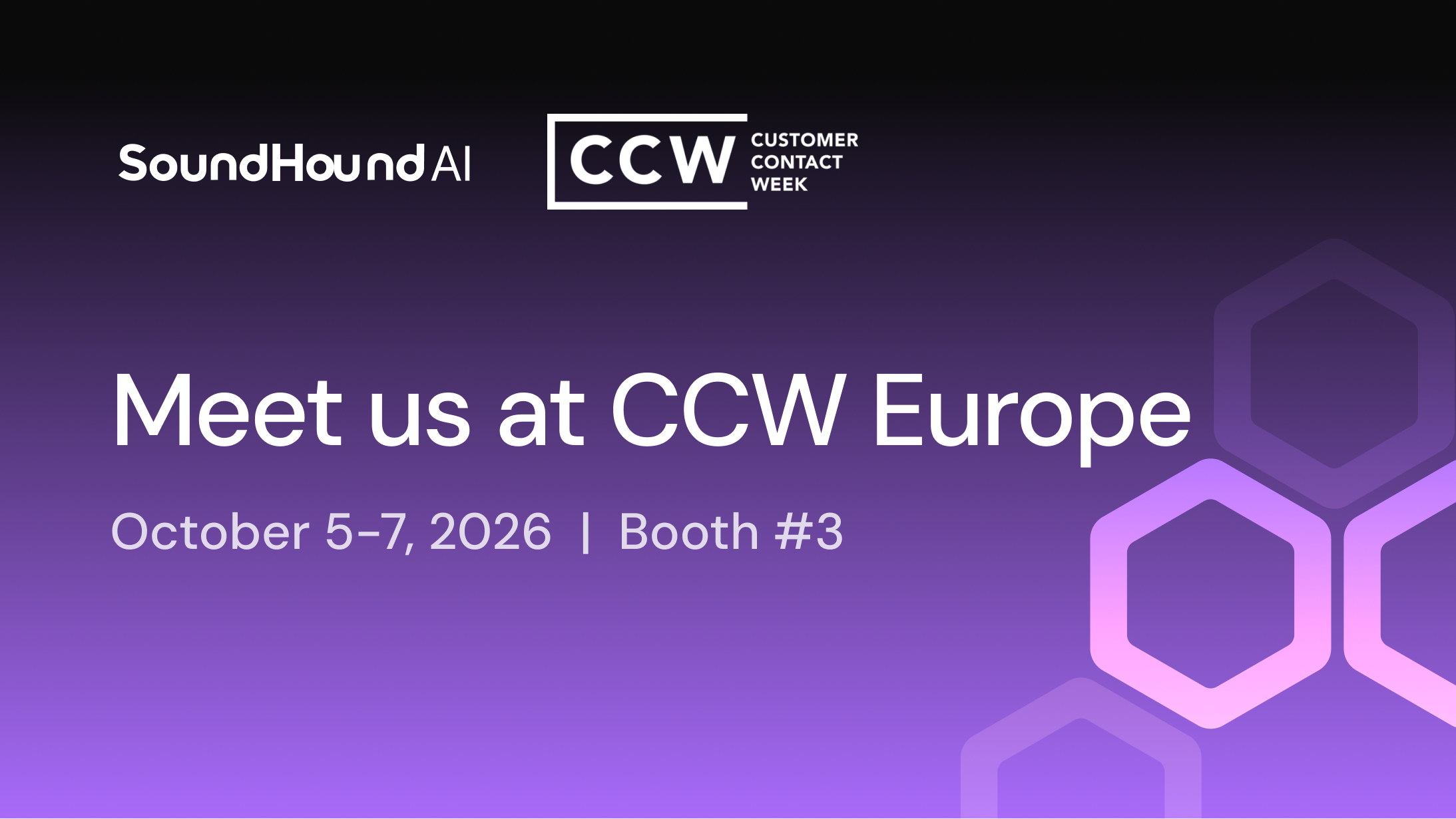Meet us at CCW Europe