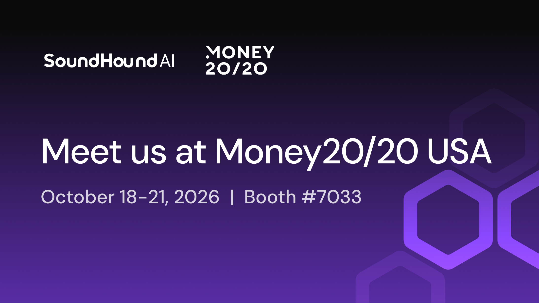 Meet us at Money20/20 USA 2026