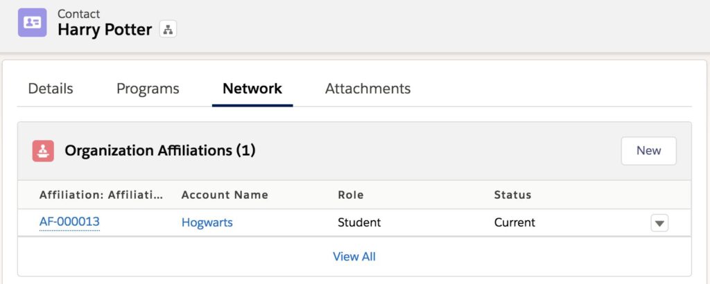 Salesforce NPSP Contact