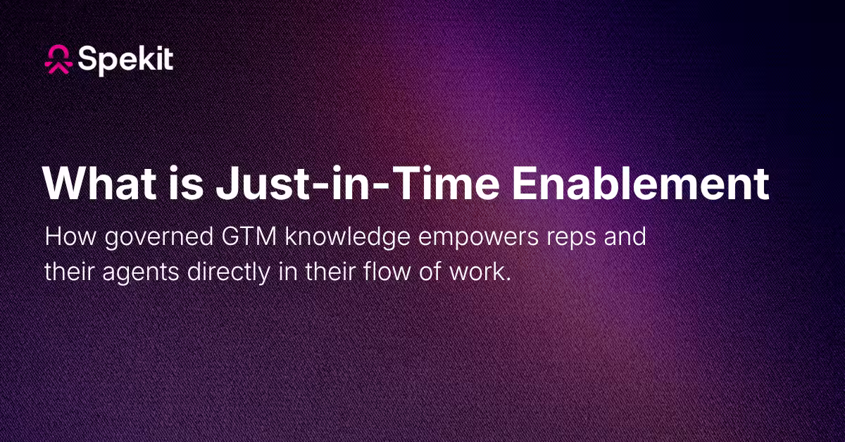 How governed GTM knowledge empowers reps and their agents directly in their flow of work.