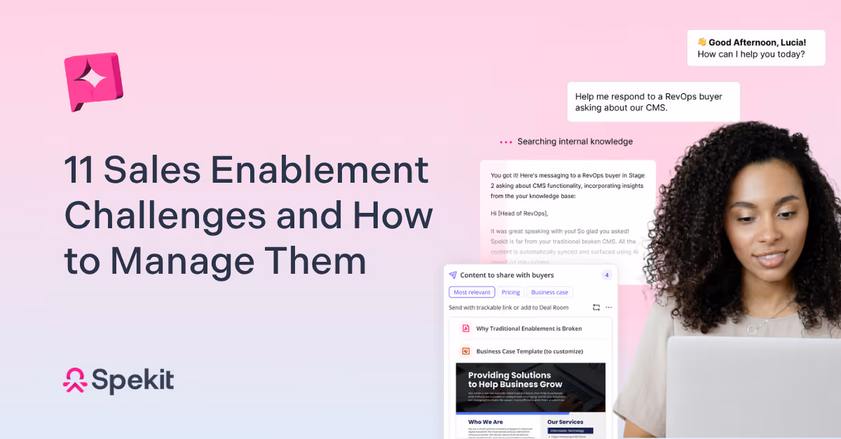 enablement challenges