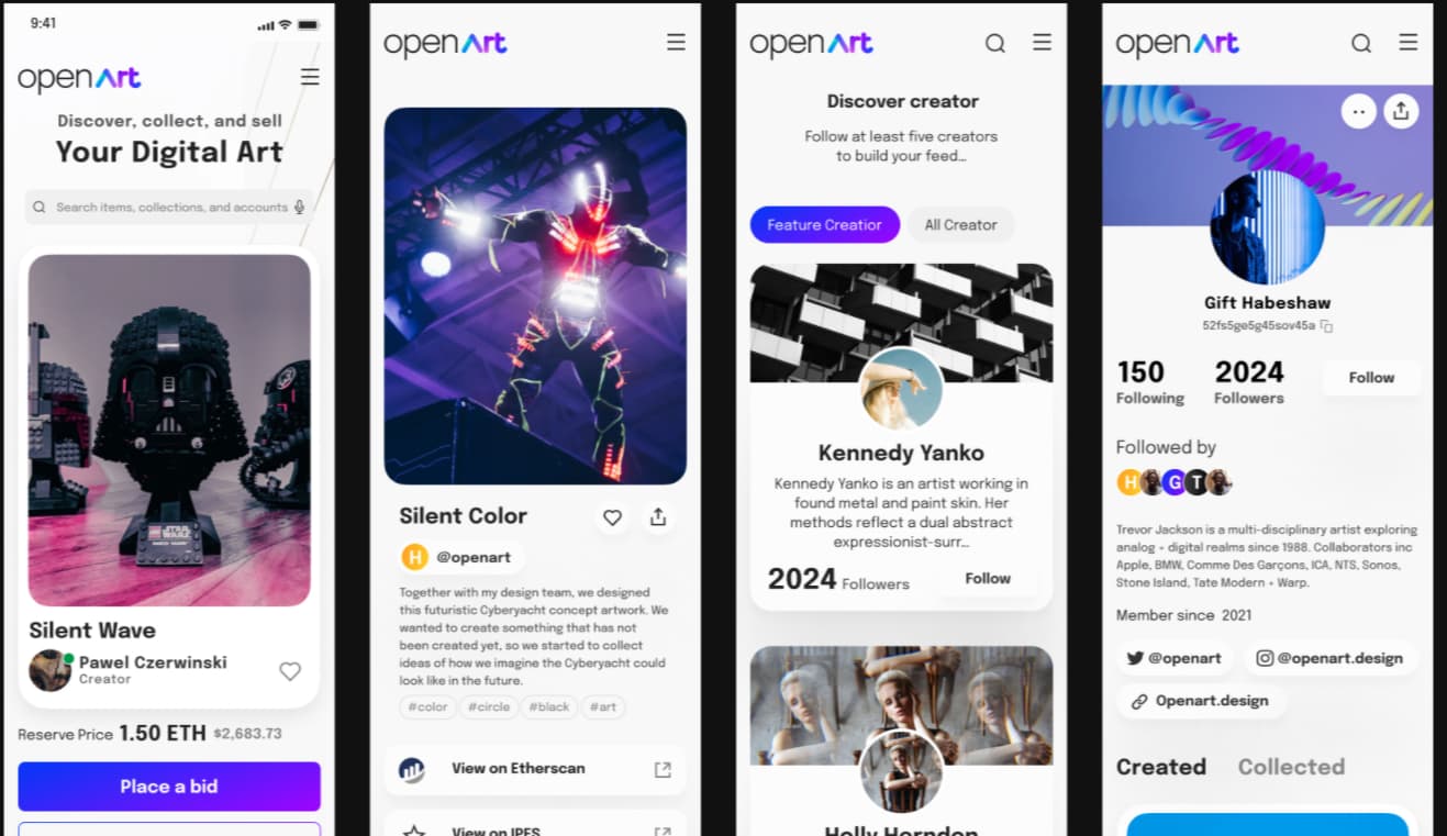 Open Art UI kit