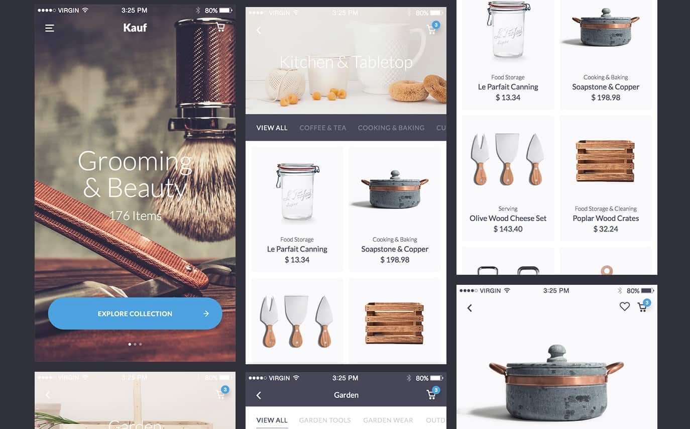 Kauf UI kit