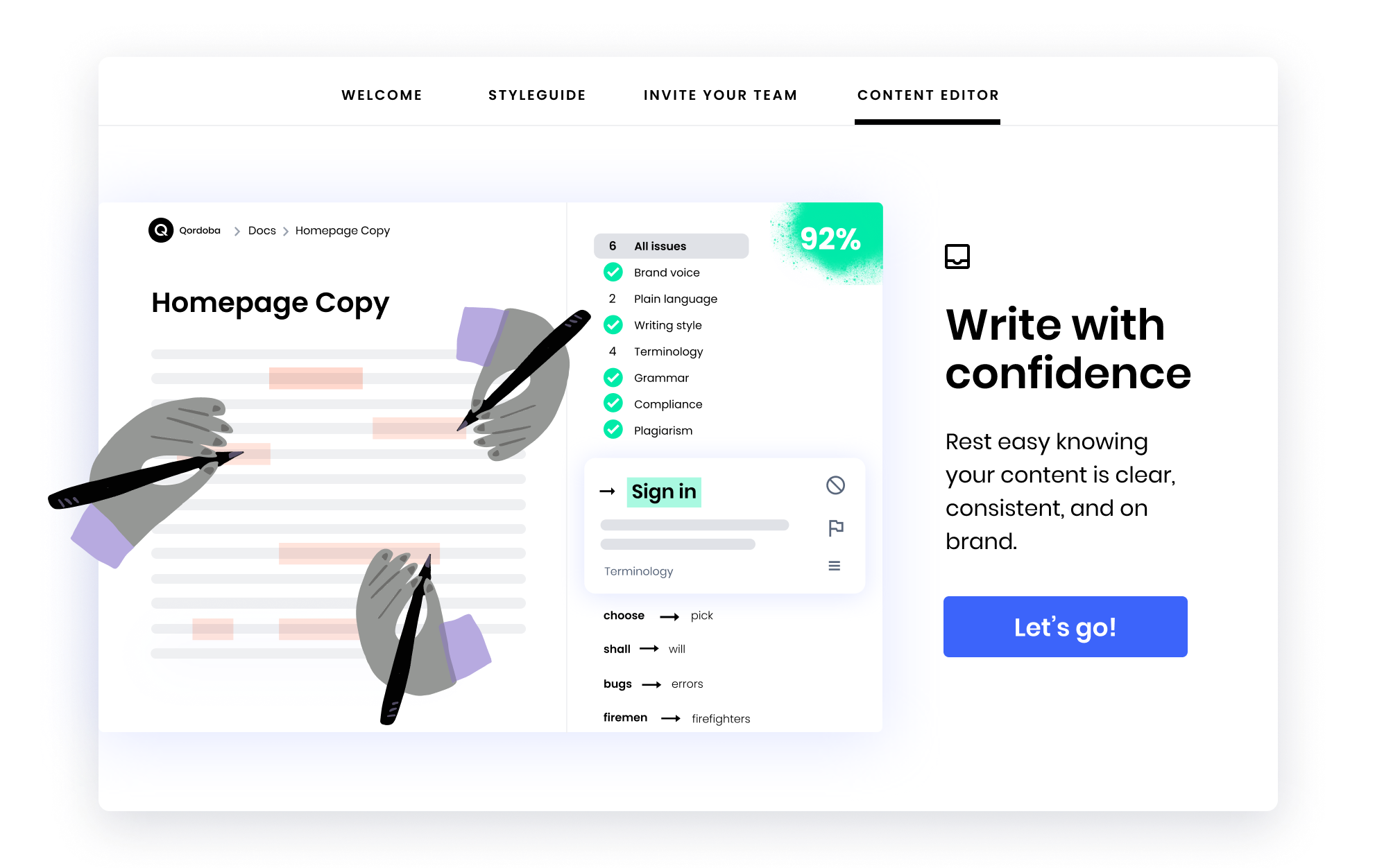 onboarding welcome modal made with appcues example from really good ux