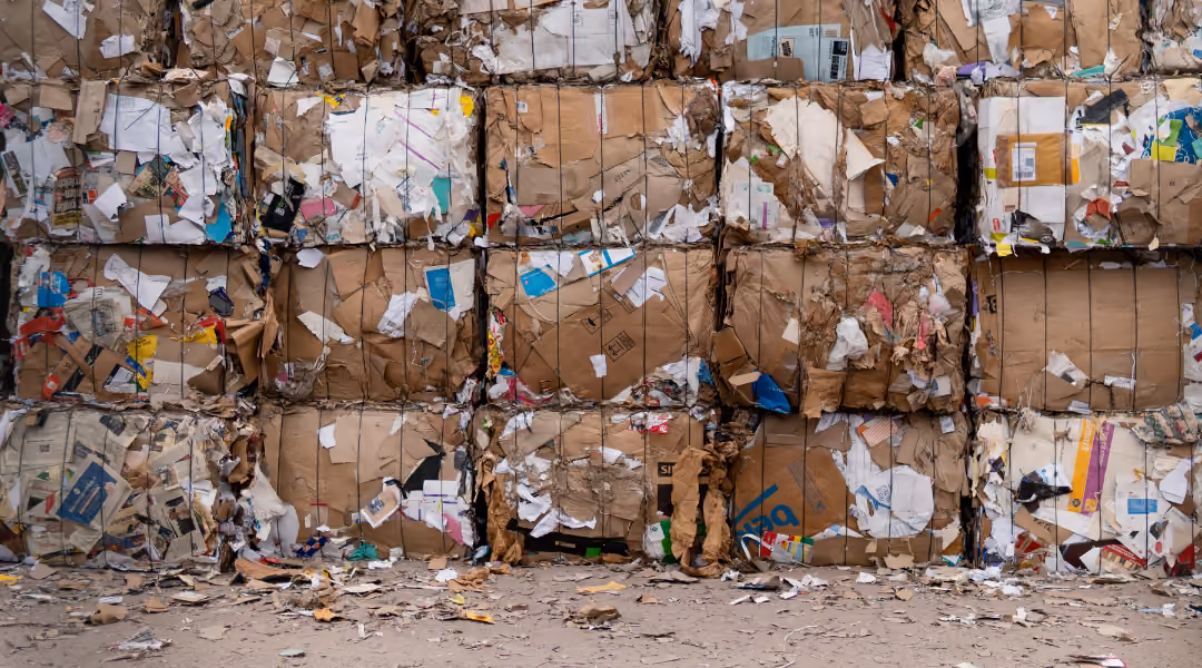 Graphic explaining waste tracking and recycling monitoring