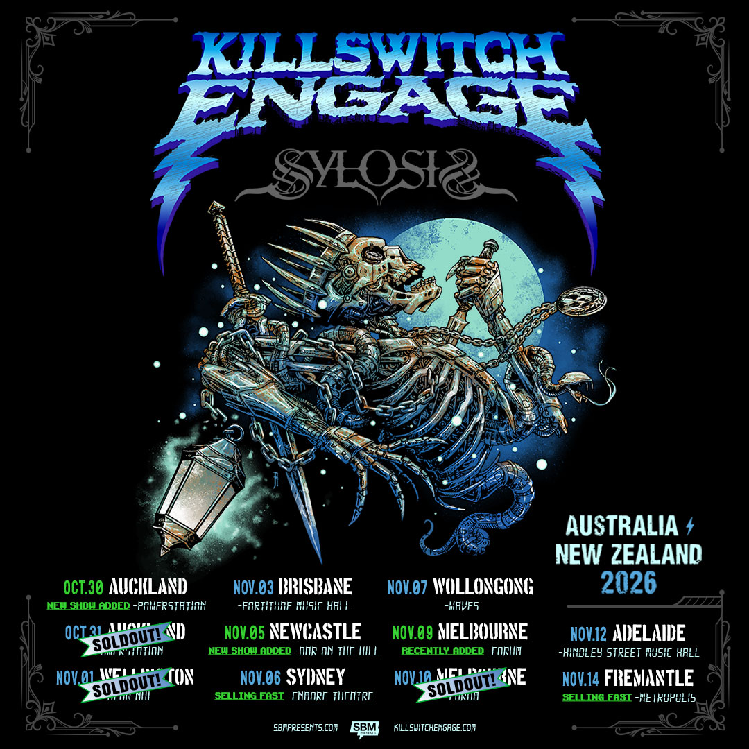 Killswitch Engage 2026 Tour poster