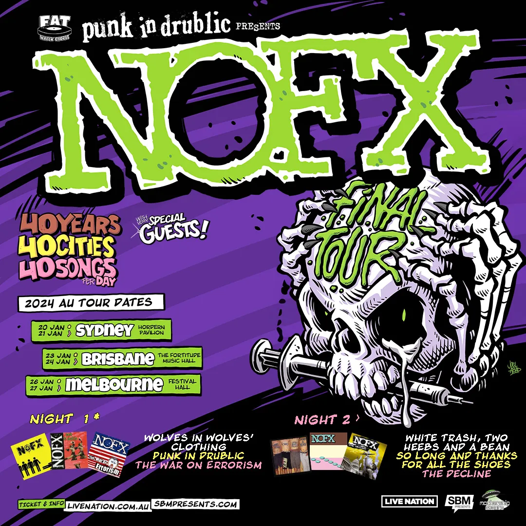 NOFX tour poster