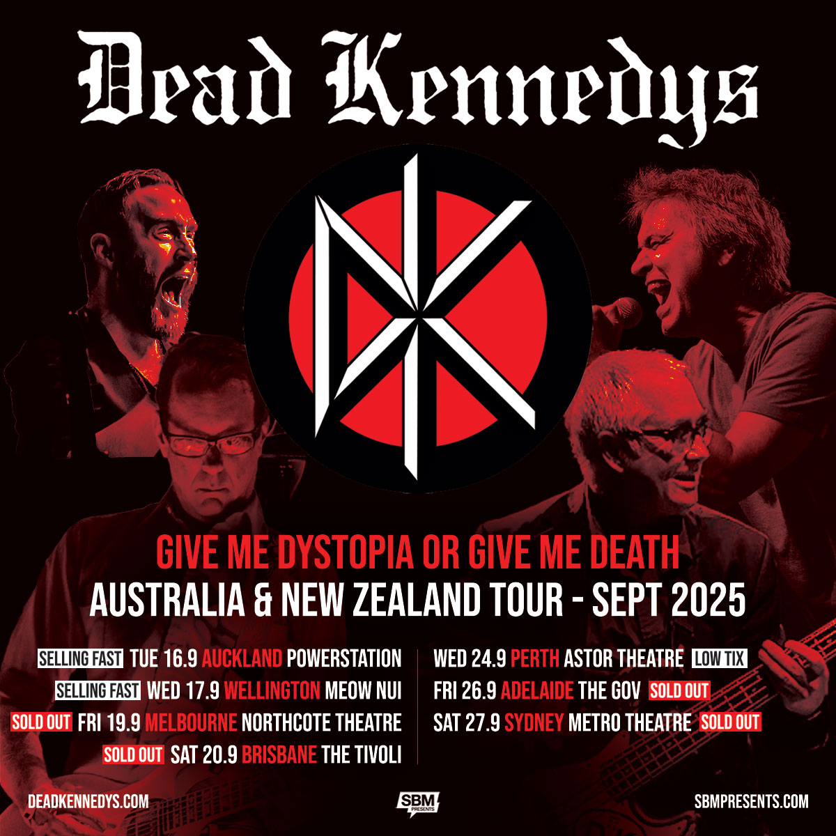 Dead Kennedys tour poster
