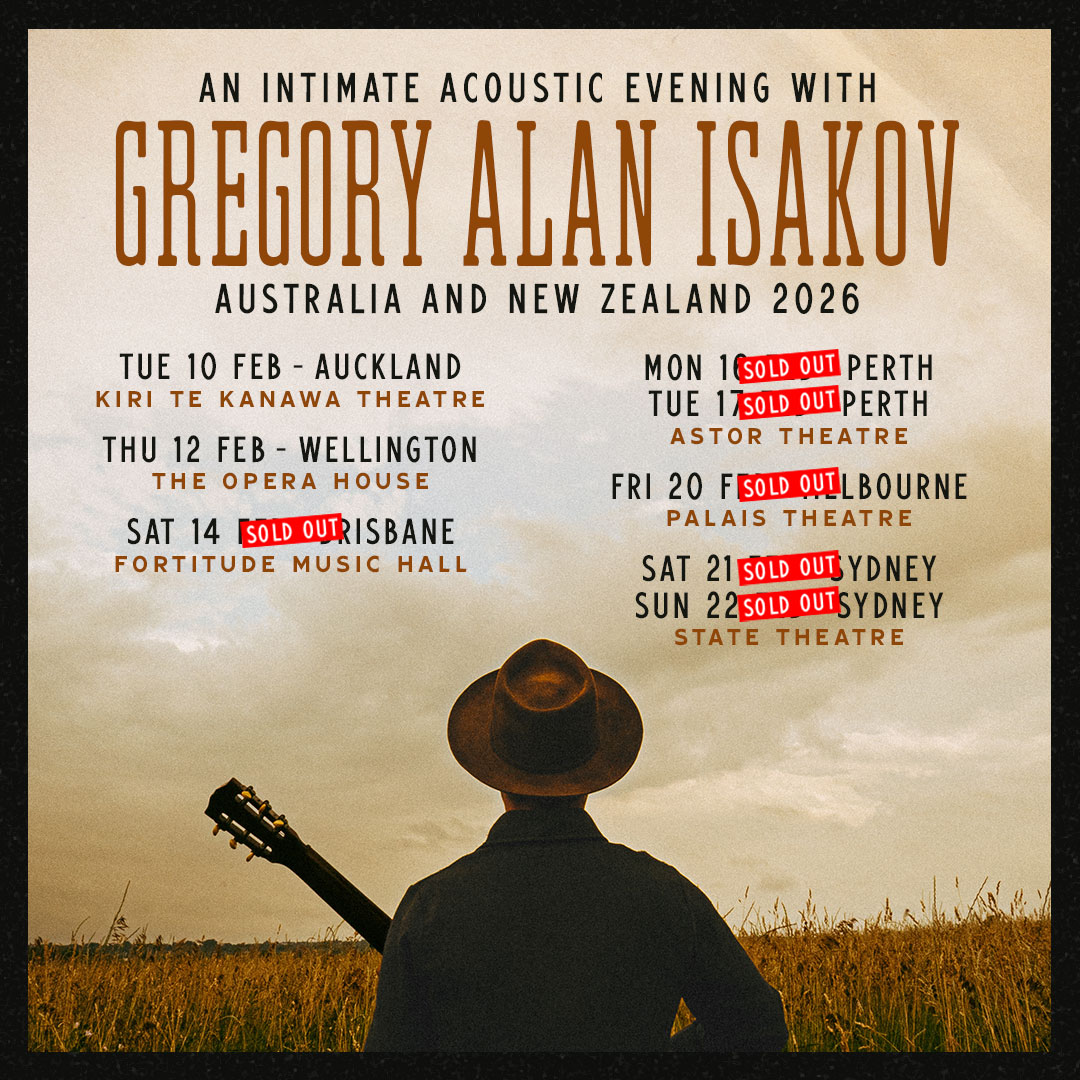 Gregory Alan Isakov tour poster