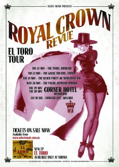 Royal Crown Revue tour poster