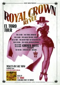 Royal Crown Revue tour poster