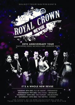 Royal Crown Revue tour poster