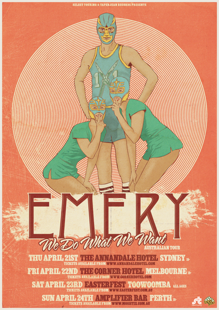Emery tour poster
