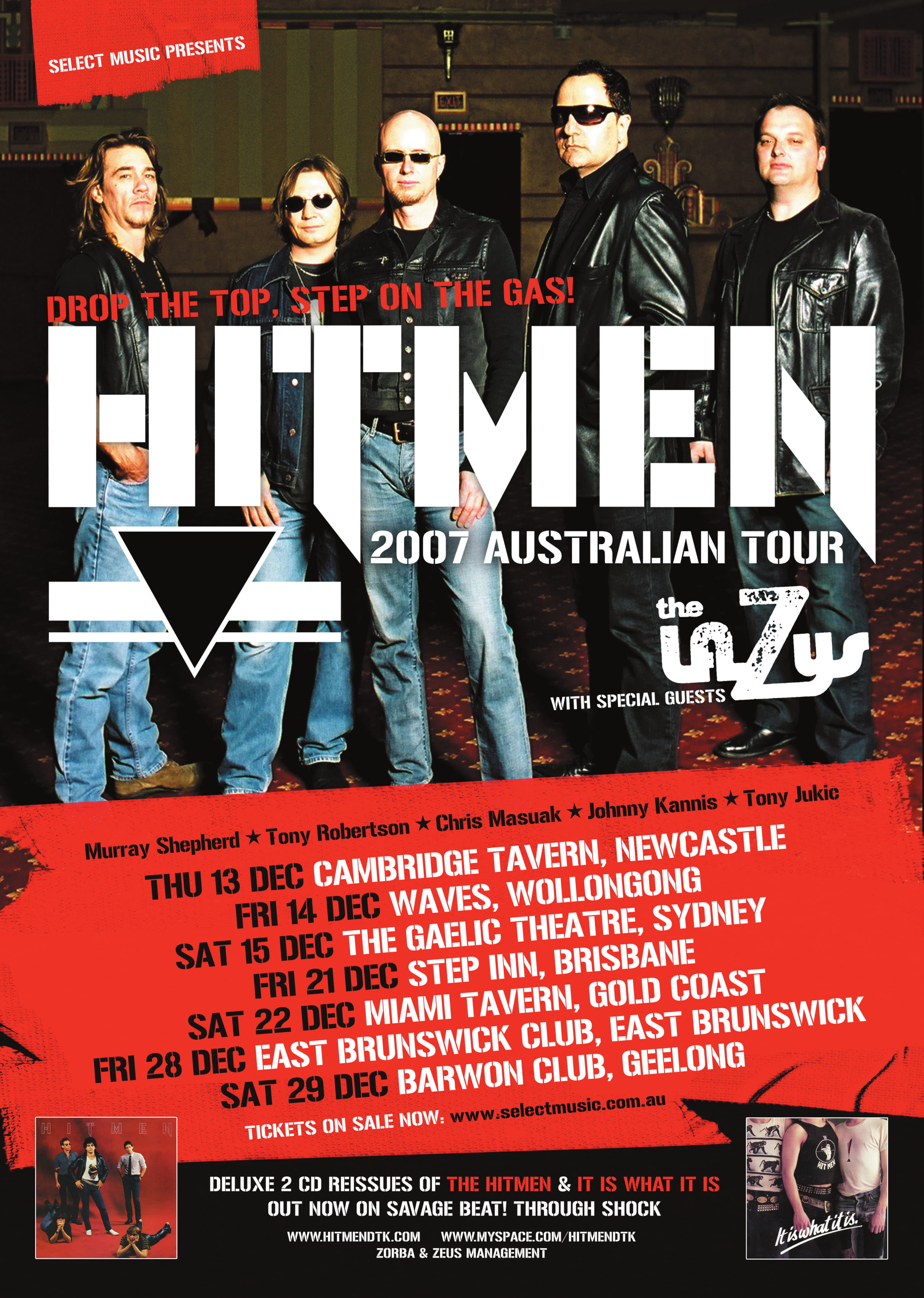 Hitmen tour poster