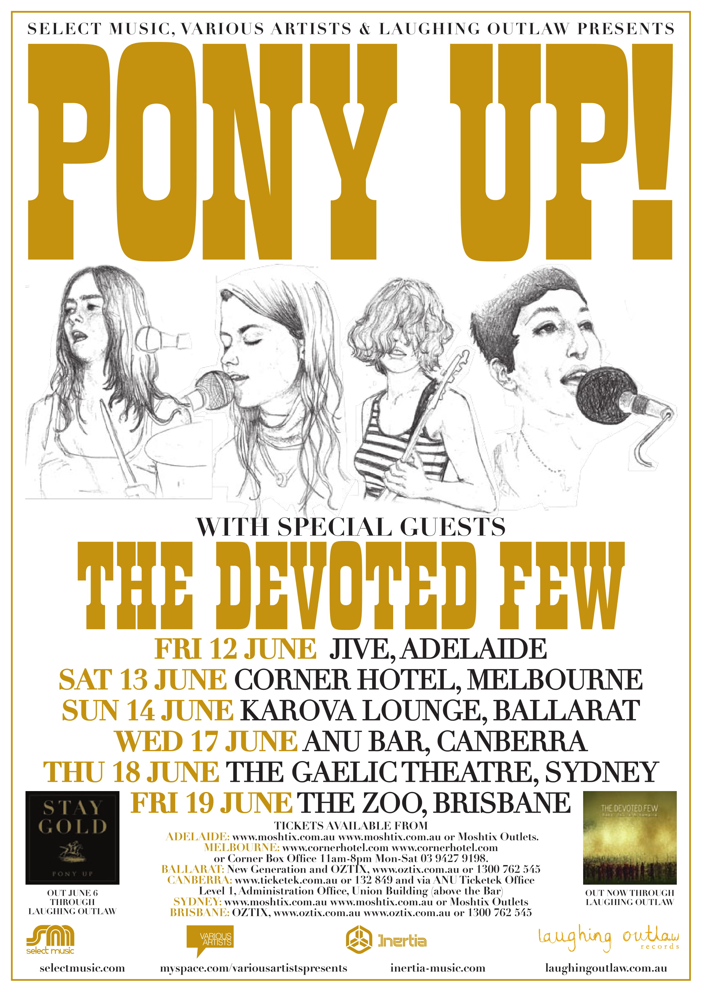 Pony Up tour poster