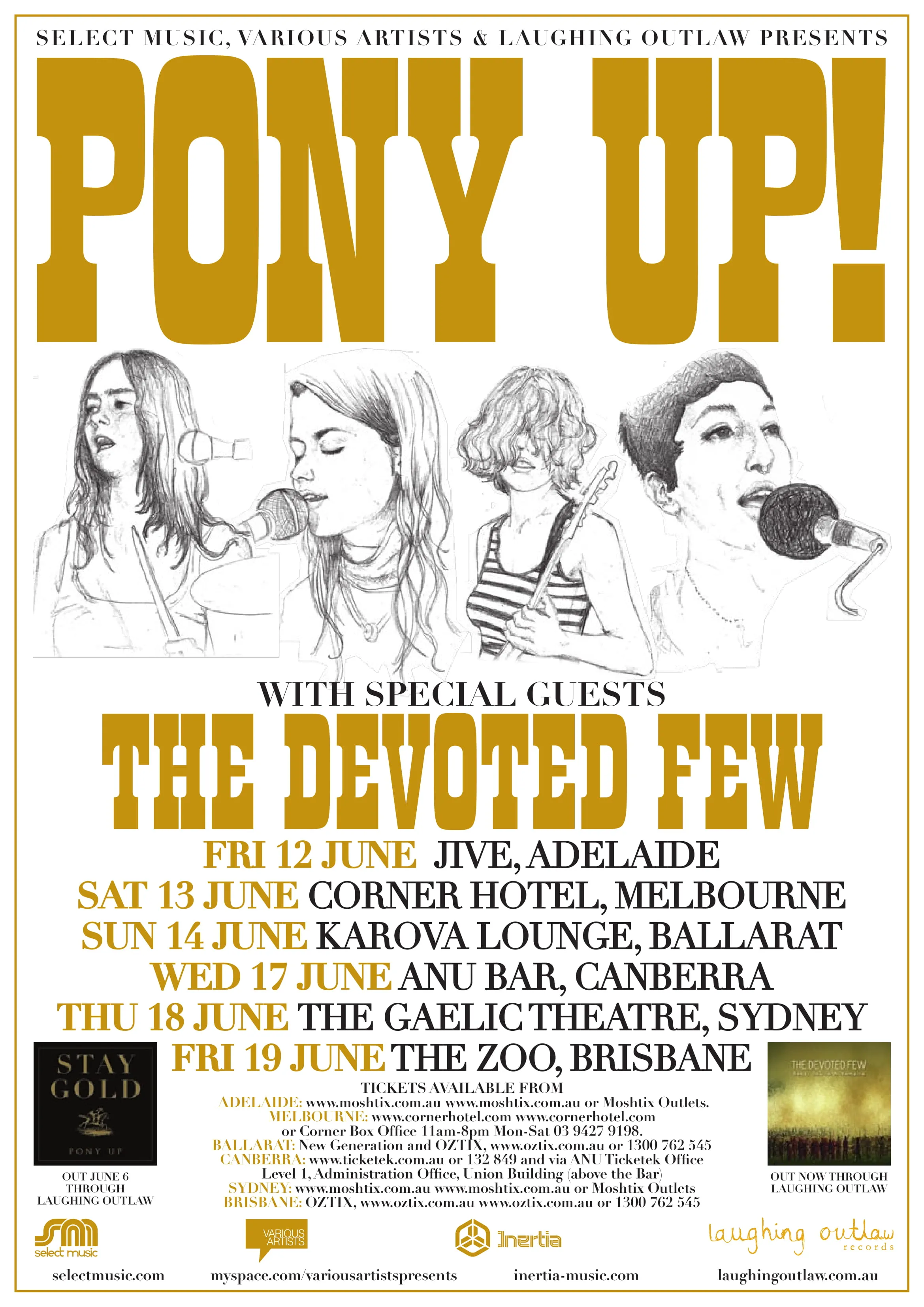 Pony Up tour poster