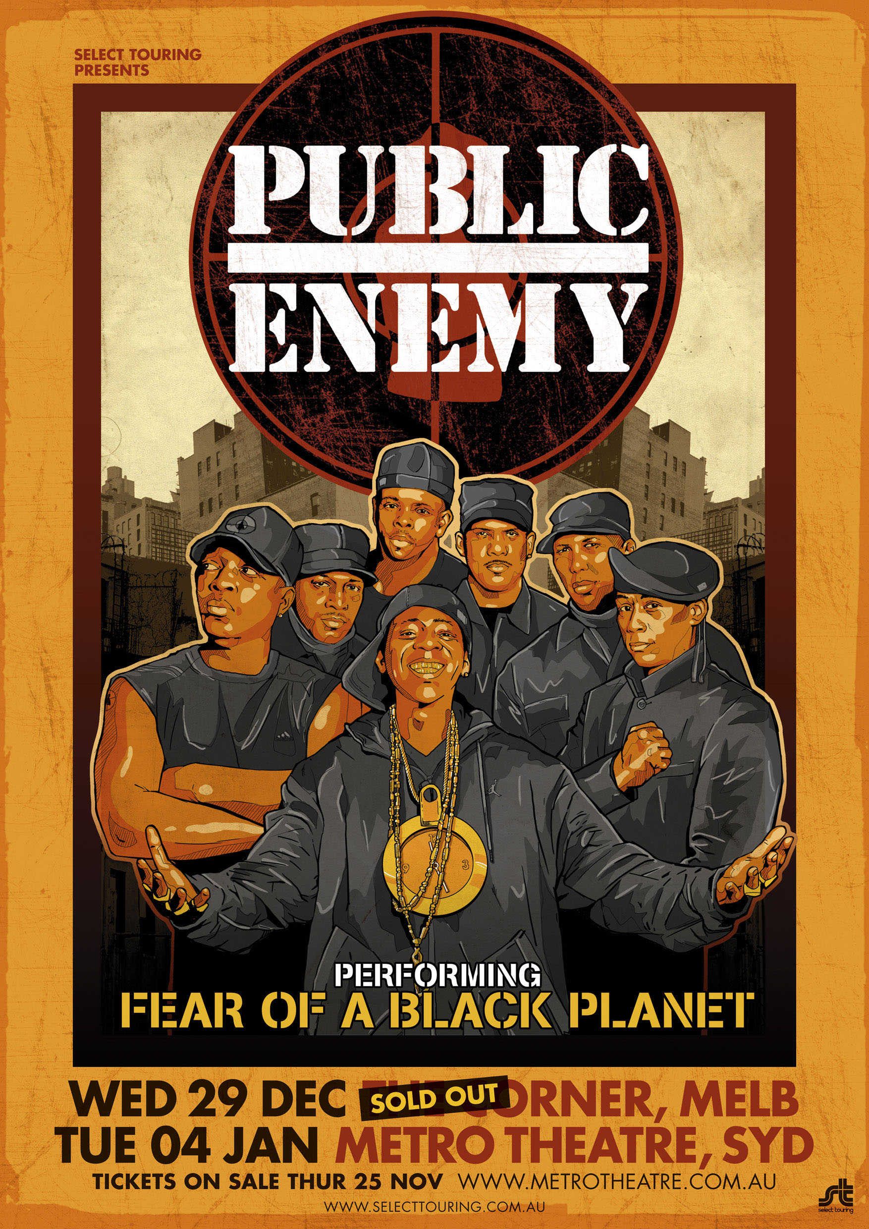 Public Enemy tour poster