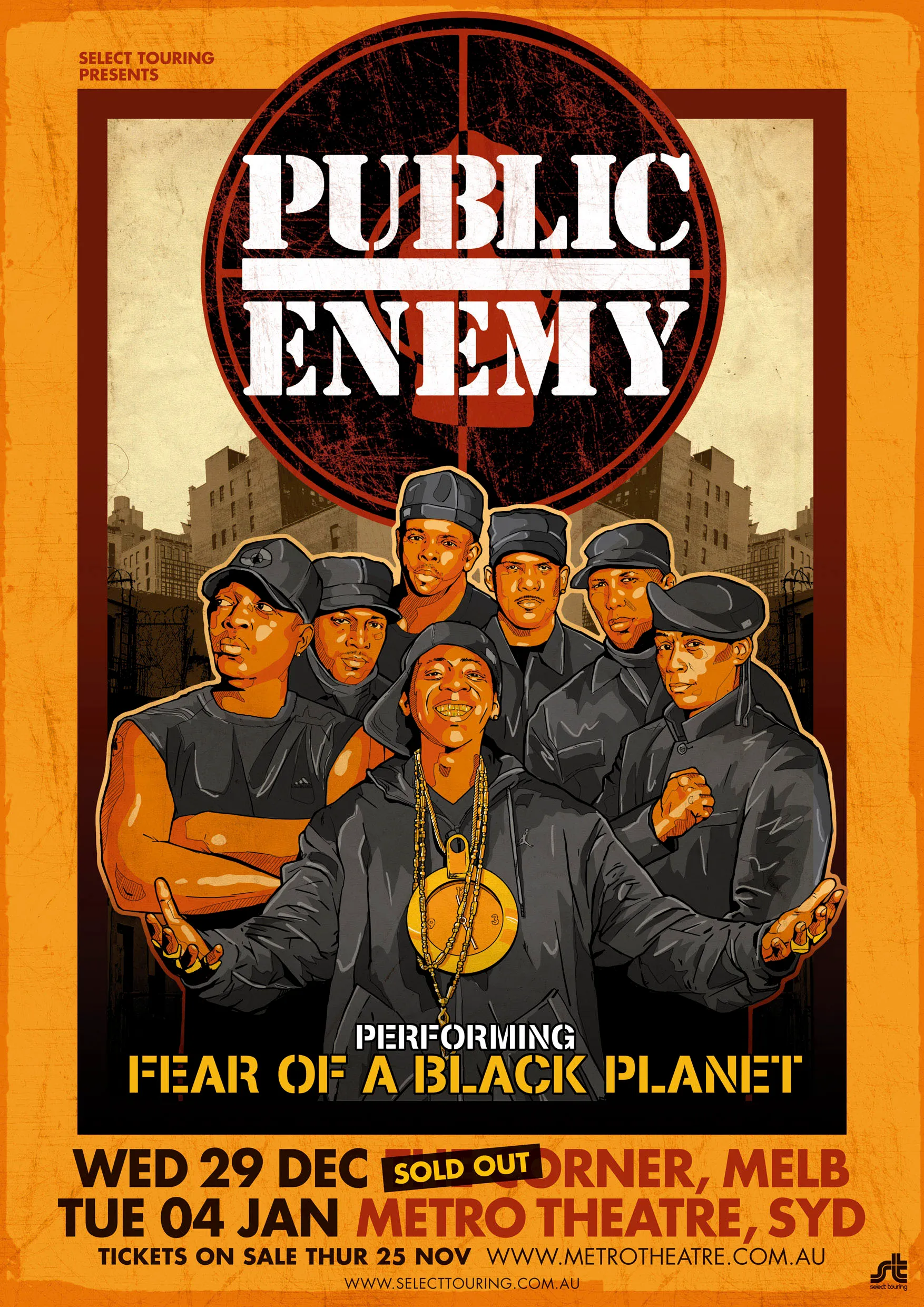 Public Enemy tour poster