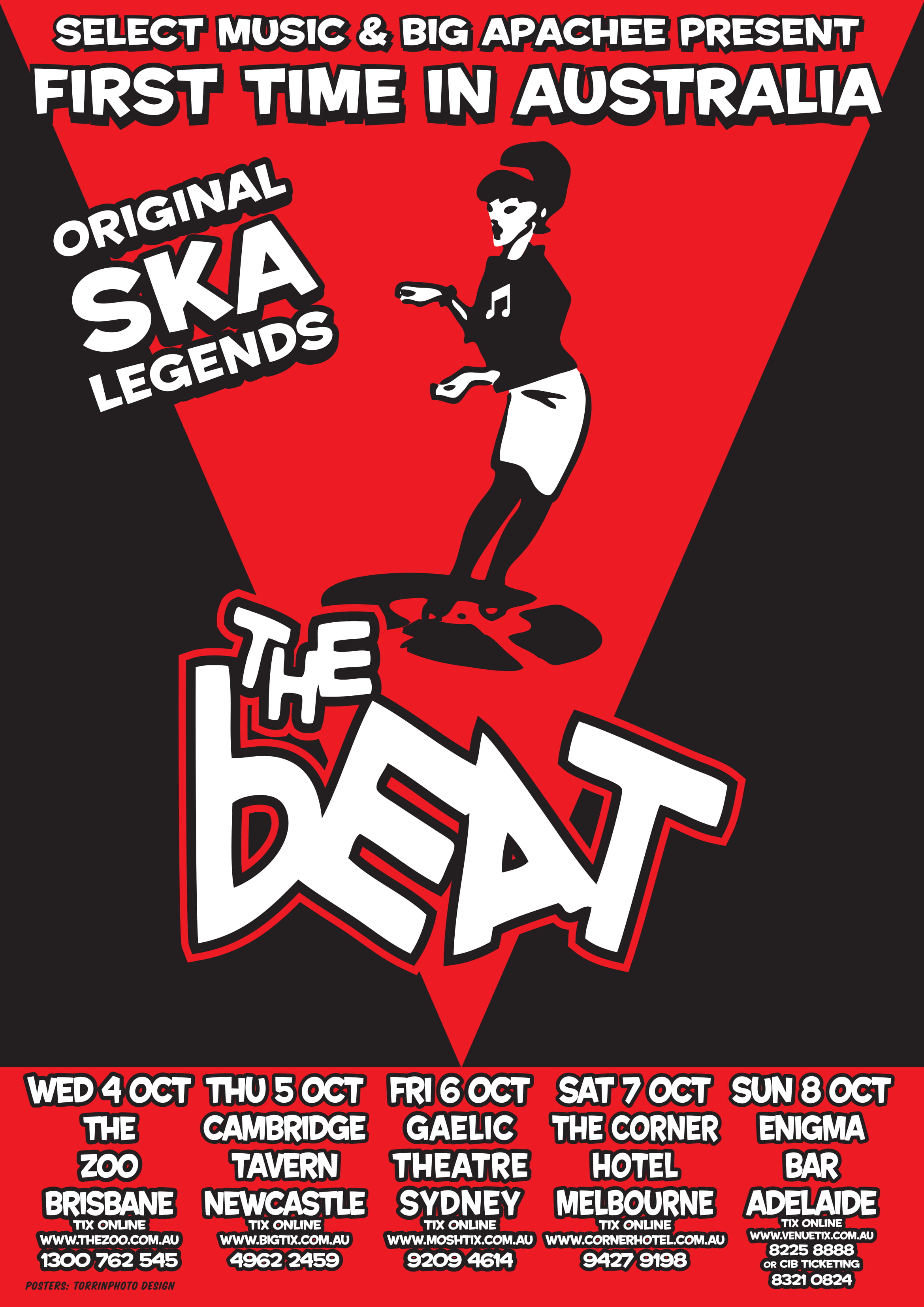 The Beat tour poster