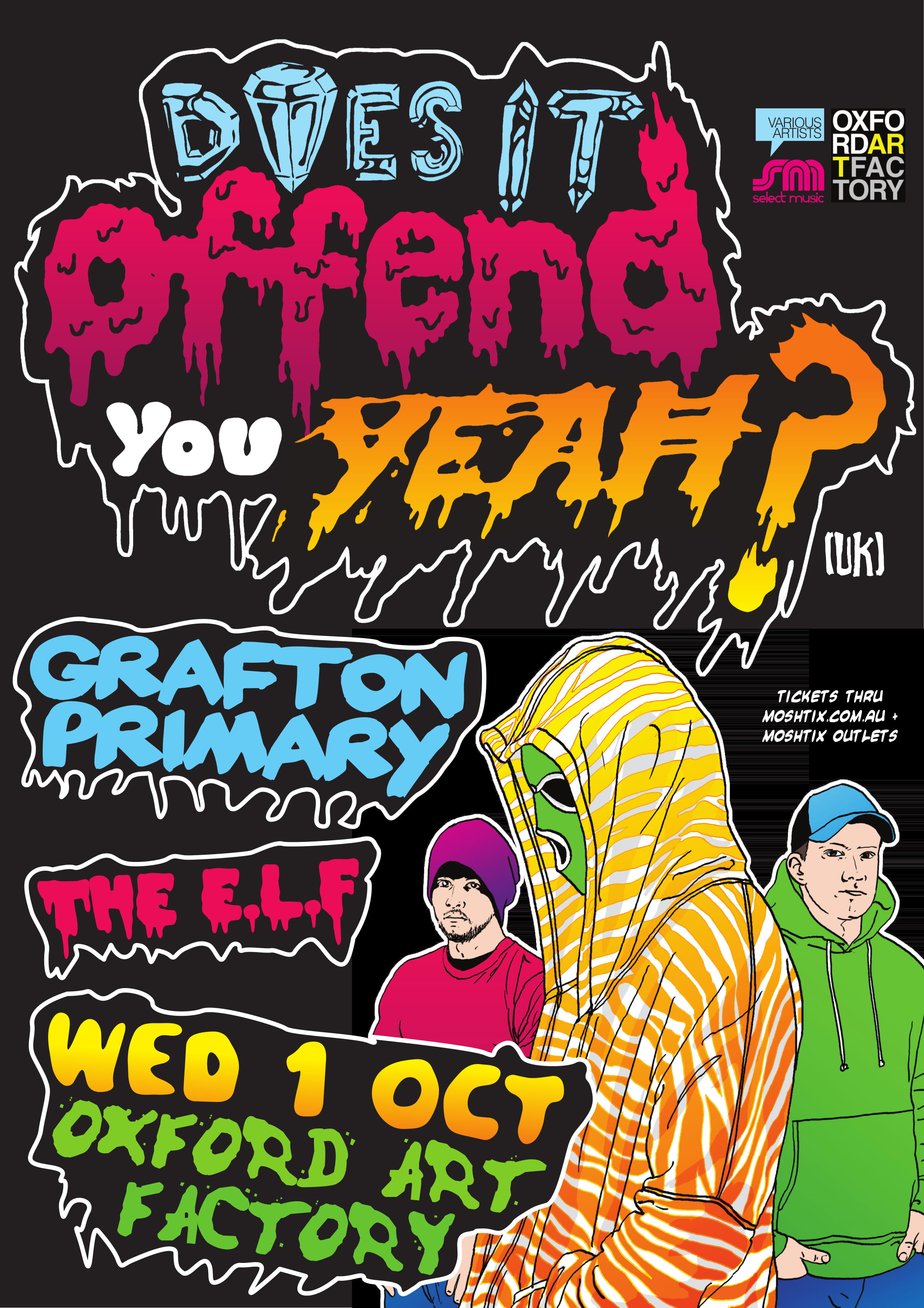 Does It Offend You Yeah? tour poster