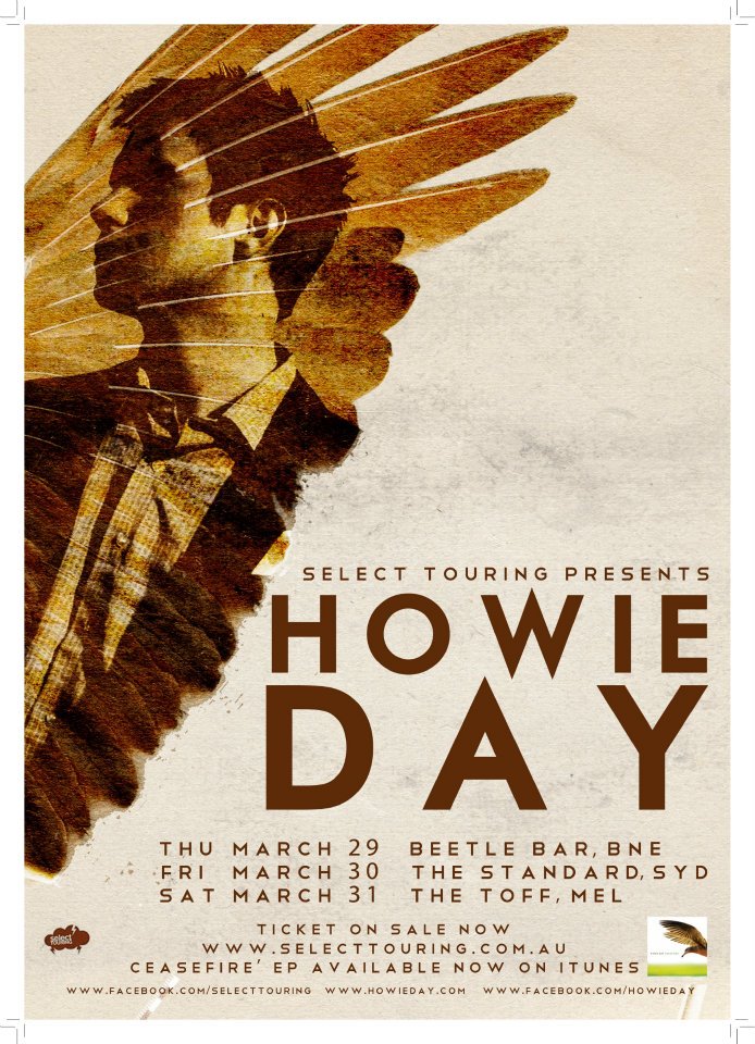 Howie Day tour poster