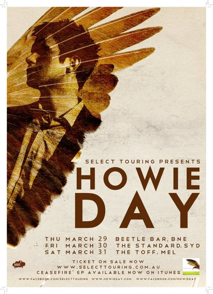 Howie Day tour poster