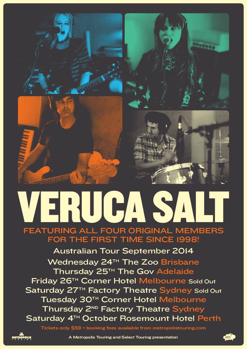 Veruca Salt tour poster