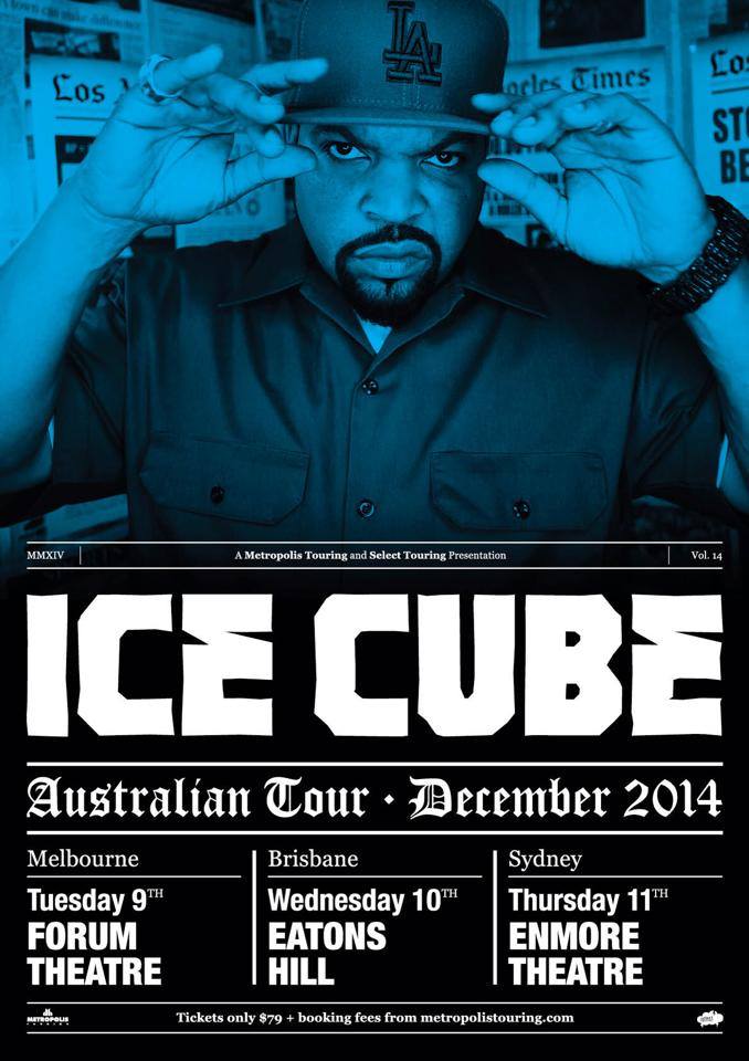 Ice Cube tour poster