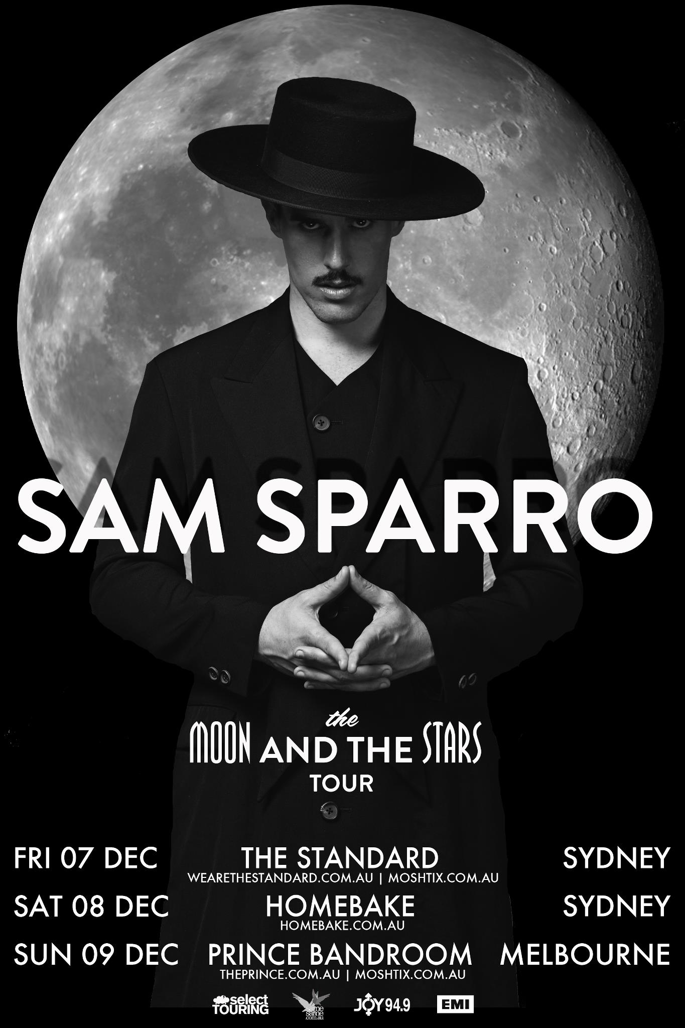 Sam Sparro tour poster