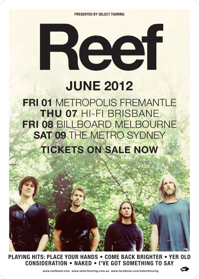 Reef tour poster