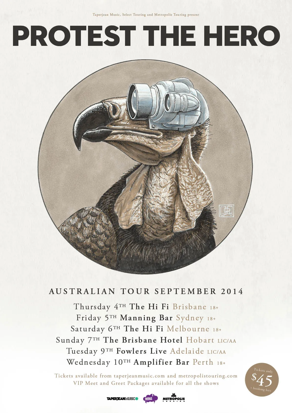 Protest The Hero tour poster