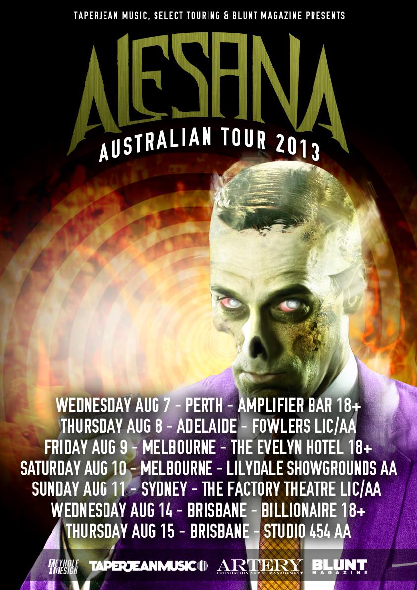 Alesana tour poster