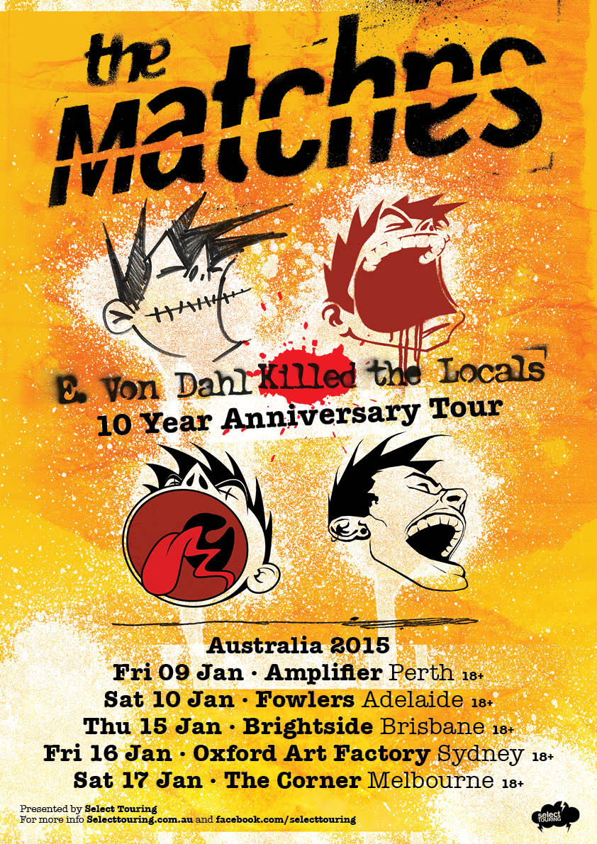 The Matches tour poster