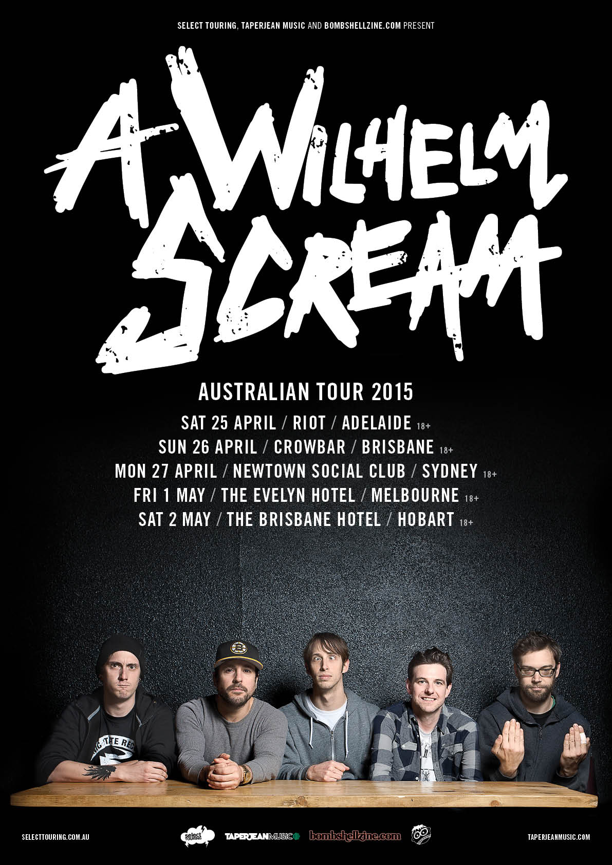 A Wilhelm Scream tour poster
