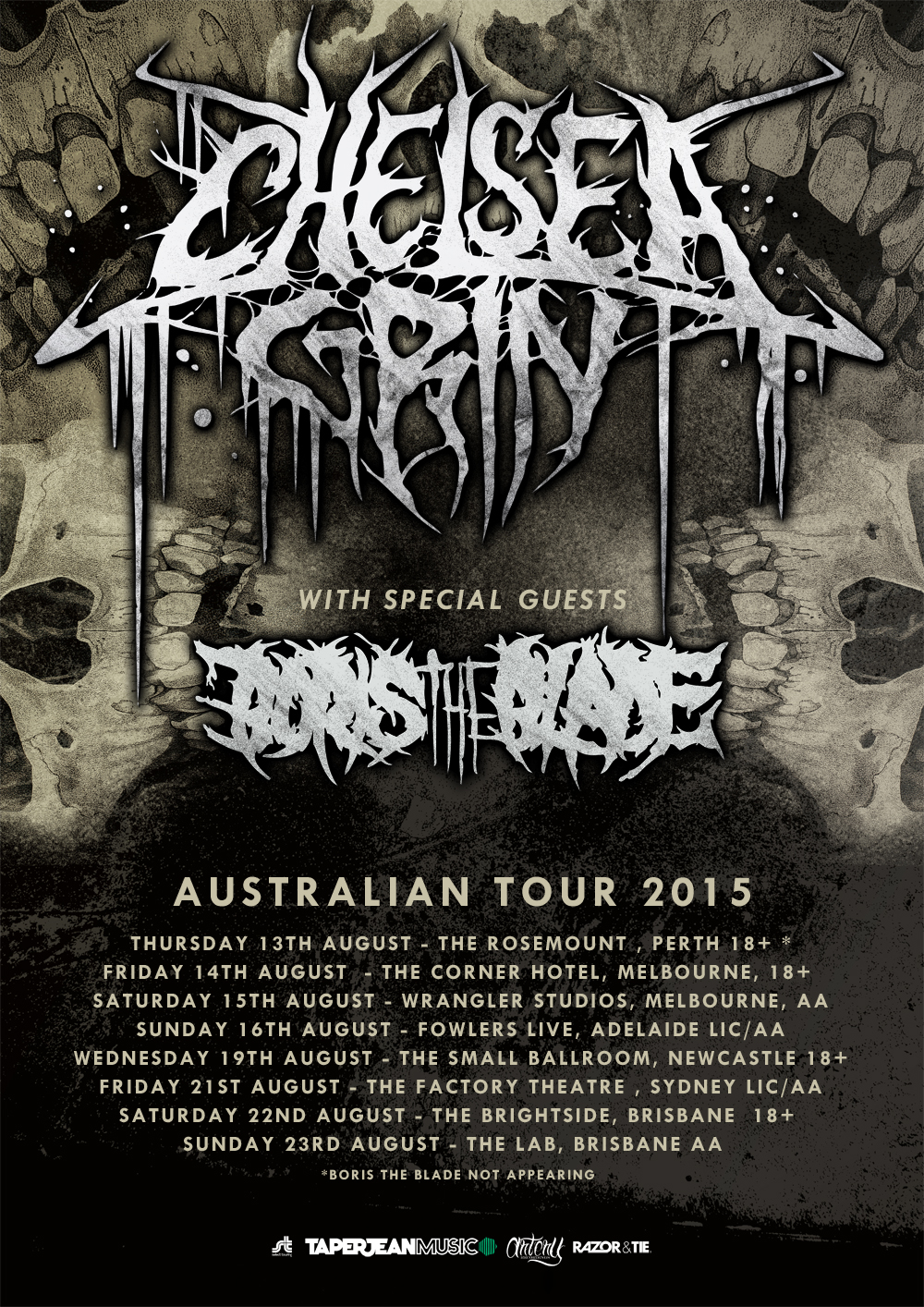 Chelsea Grin tour poster