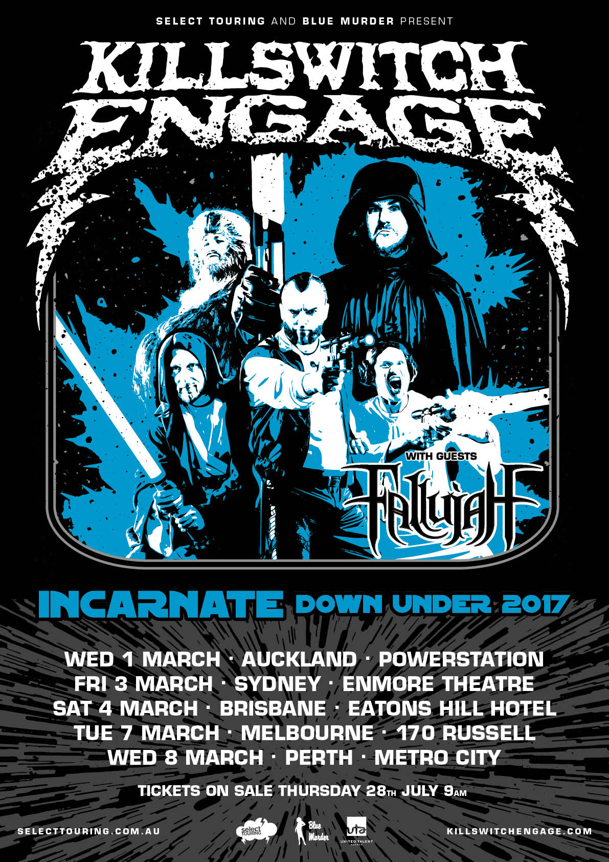 Killswitch Engage tour poster