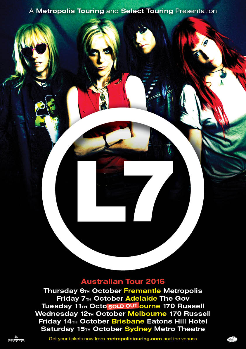 L7 tour poster