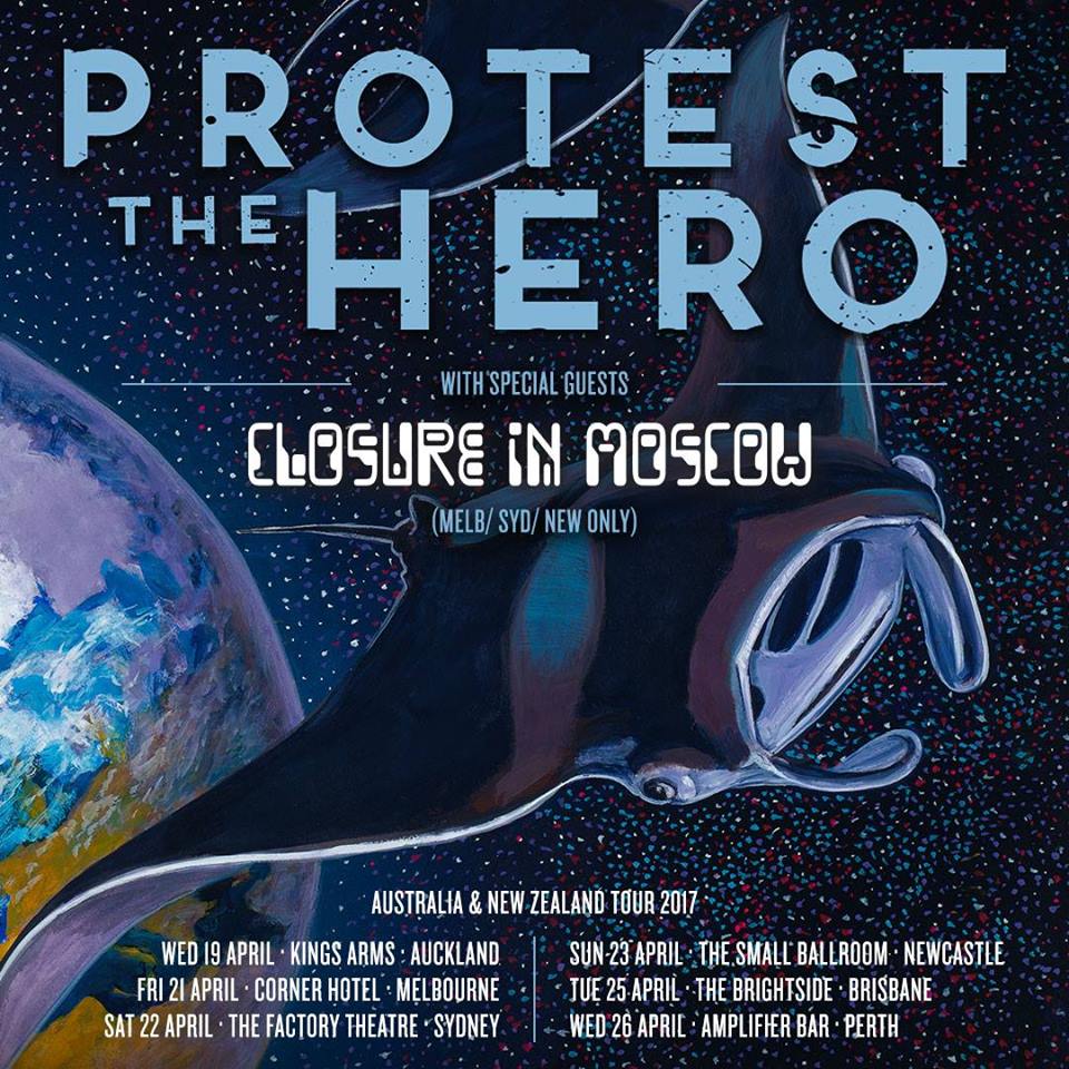 Protest The Hero tour poster