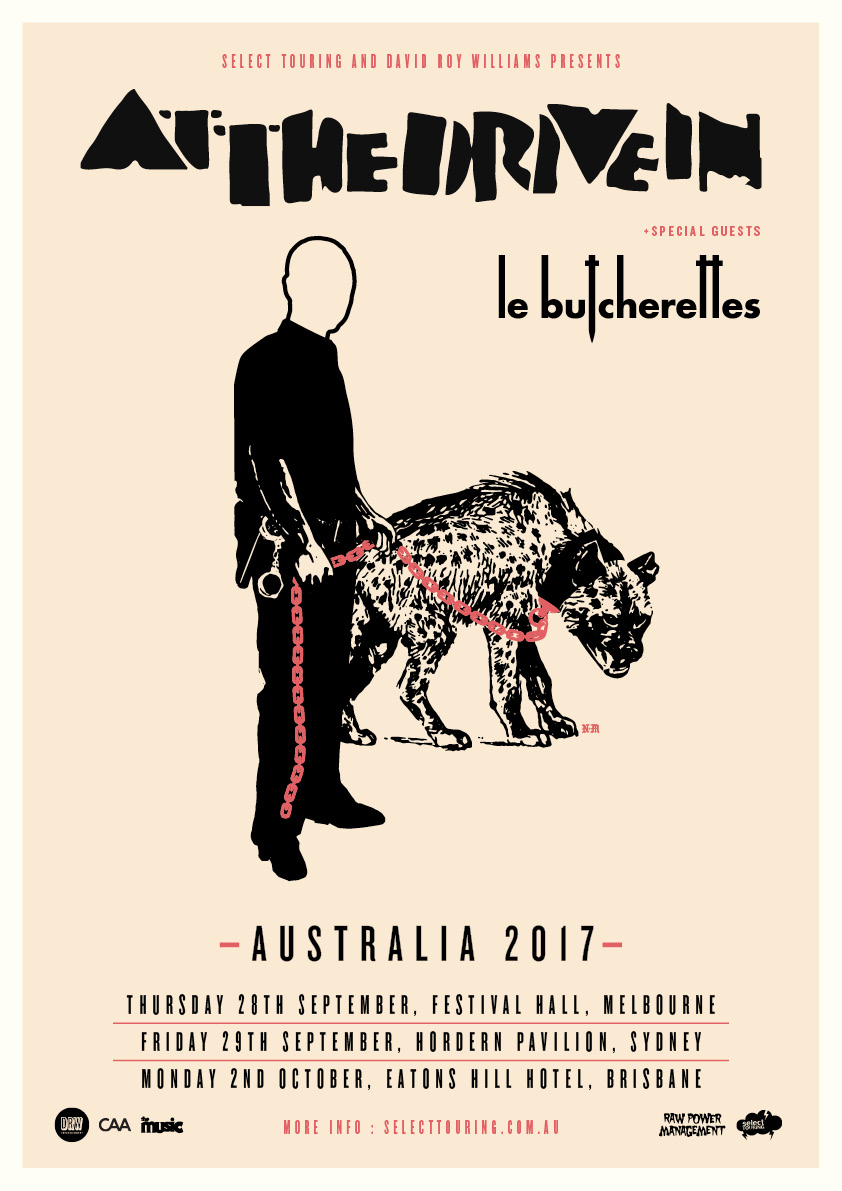 At The Drive In tour poster