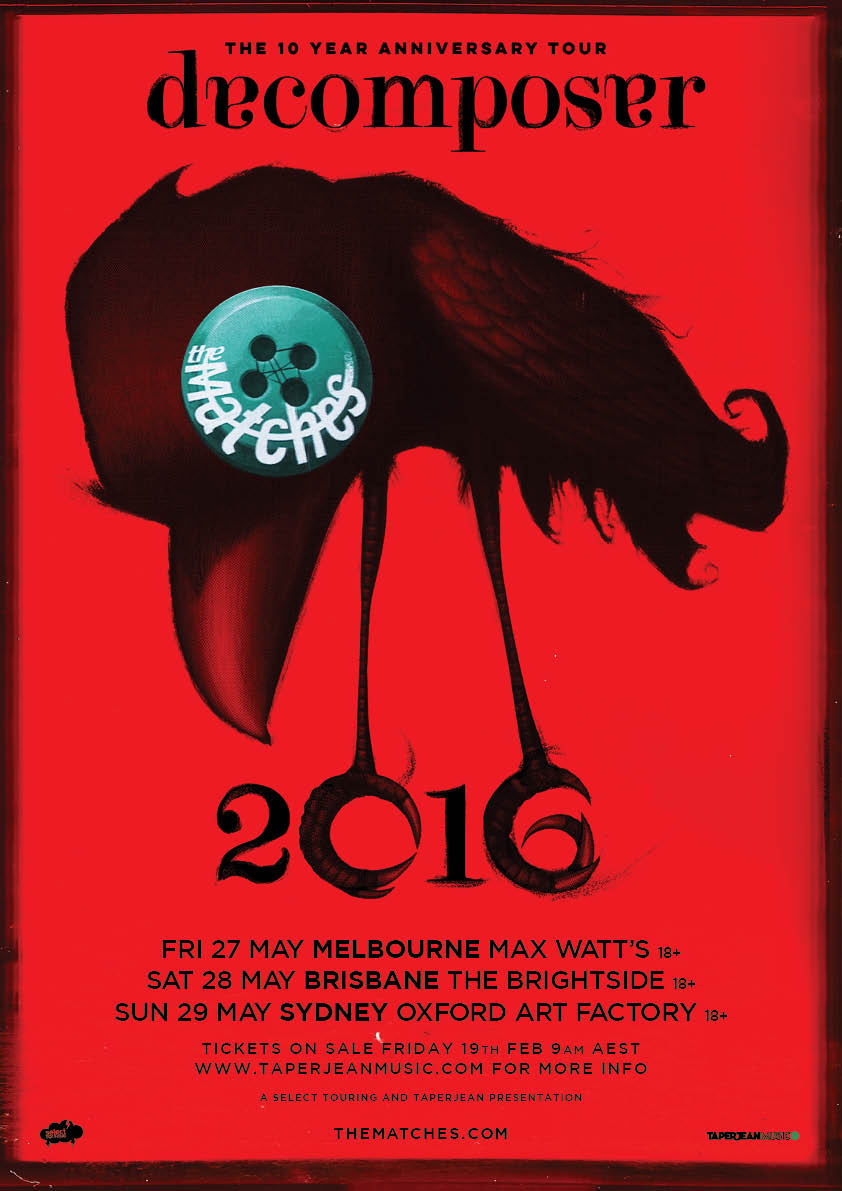 The Matches tour poster