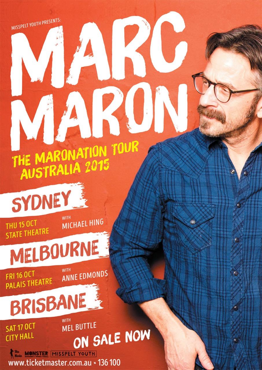 Marc Maron tour poster