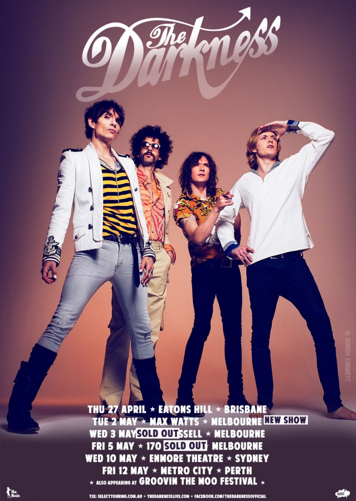 The Darkness tour poster