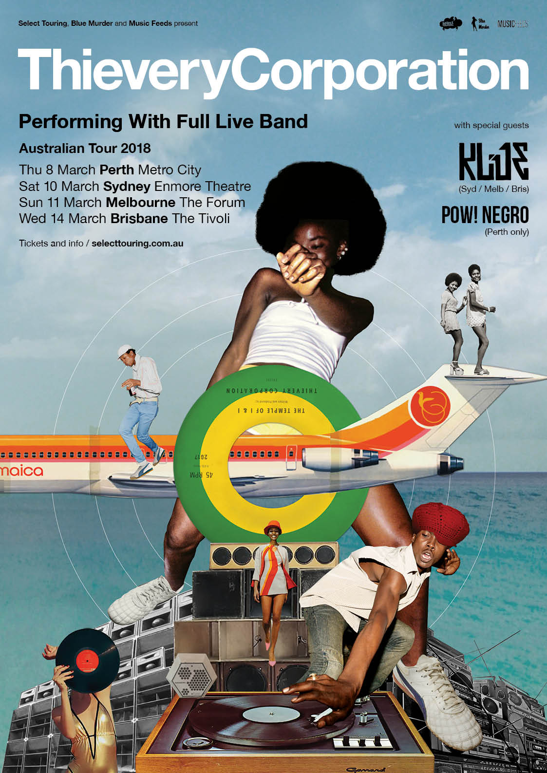 Thievery Corporation tour poster