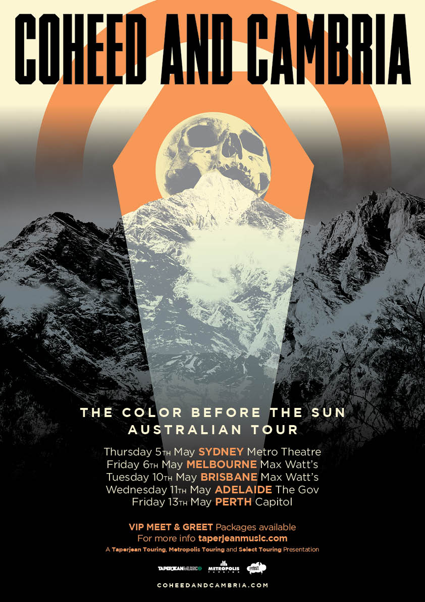 Coheed and Cambria tour poster