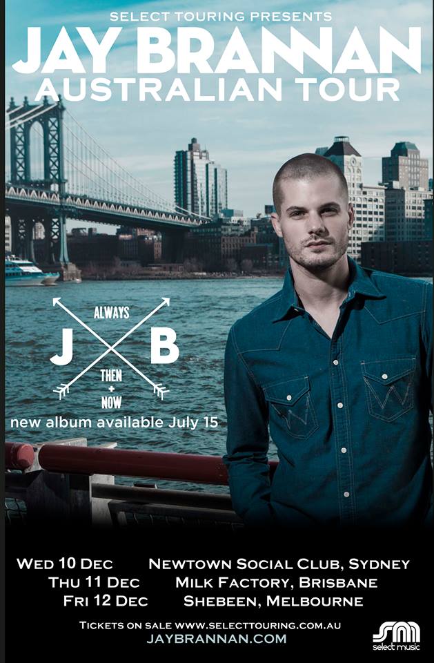 Jay Brannan tour poster