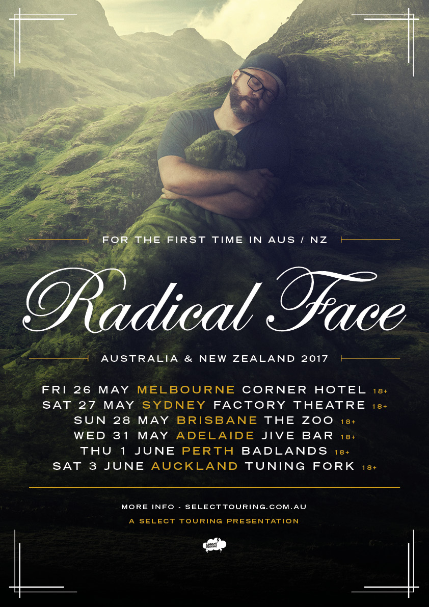 Radical Face tour poster