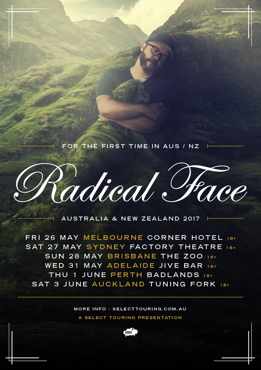 Radical Face tour poster