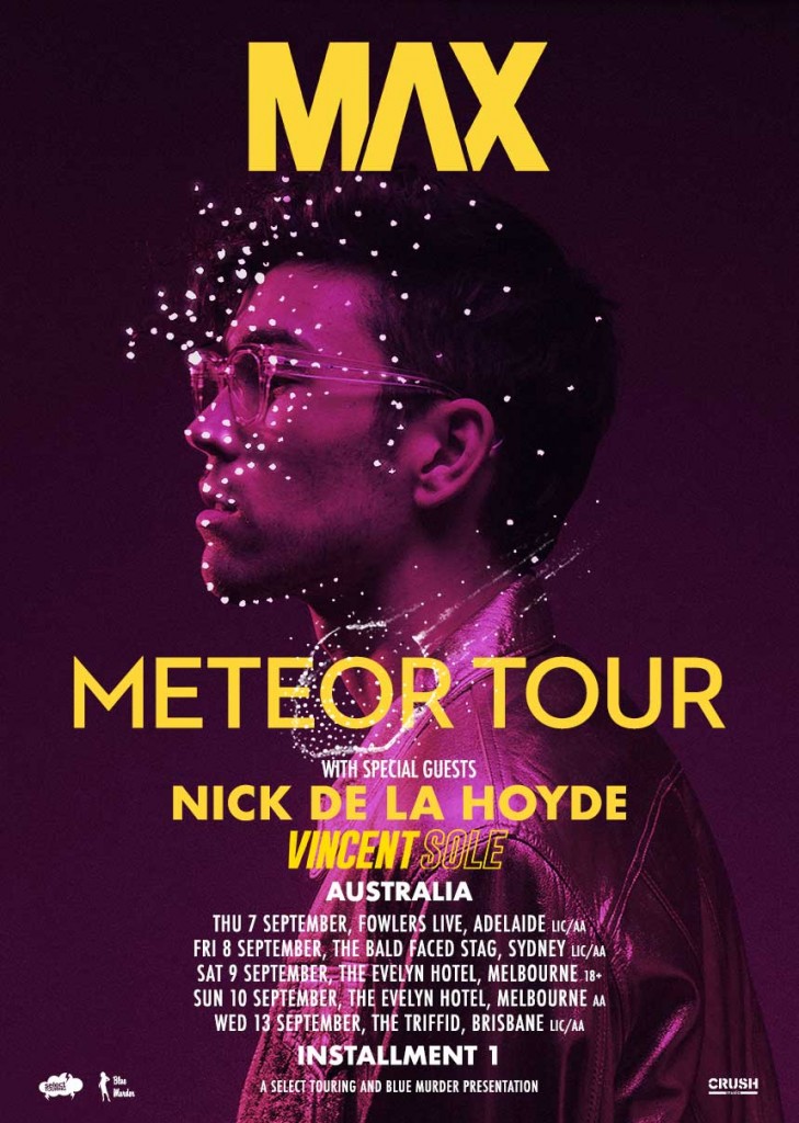 MAX tour poster